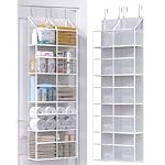 Clear Over Door Organizer, Extra Large Behind Door Storage with 10 Pockets.