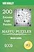 Masyu Puzzles - 200 Extreme Logic Puzzles 9x9 (Brain Games) # 2