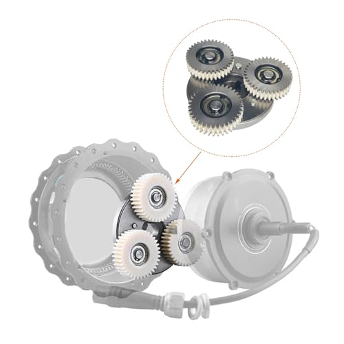 Image of 36T Planetary Nylon Gears Electric Bicycle Accessories, E Bike Motor Gear Clutch Kit, Bicycle Modification Accessories for Bafang Electric Bicycle 500W 750W(Mixing,Gear Clutch -Right)