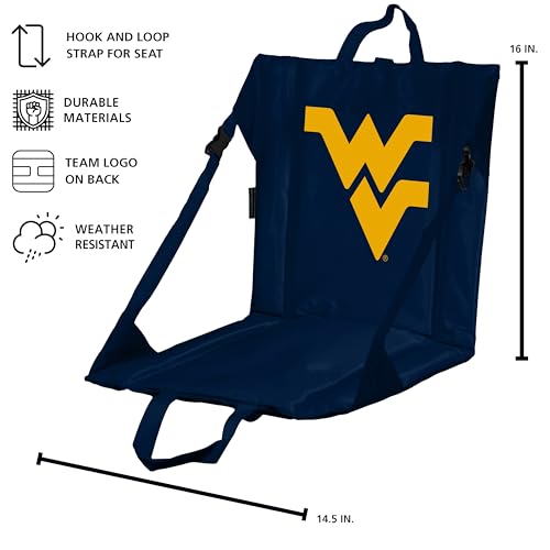 Image of Logo Brands Officially Licensed NCAA Unisex Stadium Seat, One Size, Team Color