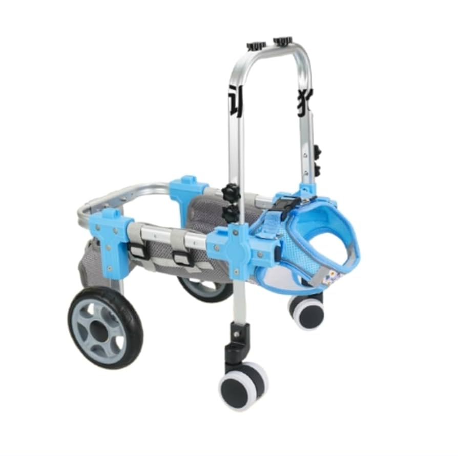 犬用アルミニウム車いす 調整可能 超小型犬用軽量車いす アルミニウム製 - メルカリ