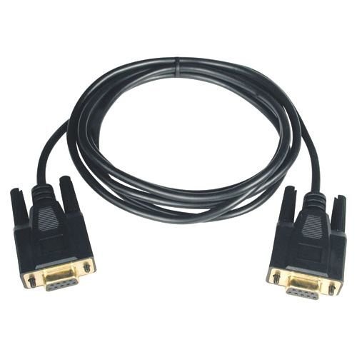 Tripp Lite P450-010 Null Modem Serial RS232 Cable DB9 - Null modem cable - DB-9 (F) - DB-9 (F) - 10 ft - molded
