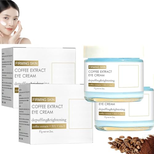 Rednow Phix Caffeine Eye Cream, Caffeine Eye Cream For Dark Circles And Puffiness, Caffeine Anti-Wrinkle Stay-Up Late Eye Cream For Bags Puffiness Dark Circles (2Pcs)