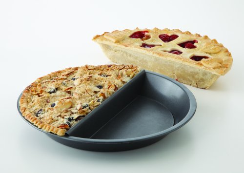 Chicago Metallic Professional Non-Stick Split Decision Pie Pan, 9-Inch - Thumbnail 5