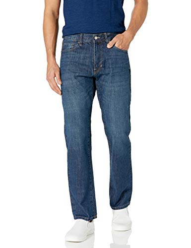 IZOD Men's Rigid Denim and Regular Fit