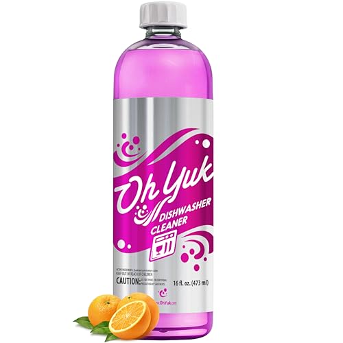 Oh Yuk Dishwasher Cleaner, Descaler, And Deodorizer – Removes Grease,