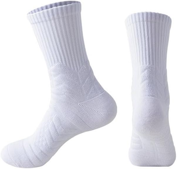 Men's Towel Bottom Sports Socks, Basketball, Thickened High Top