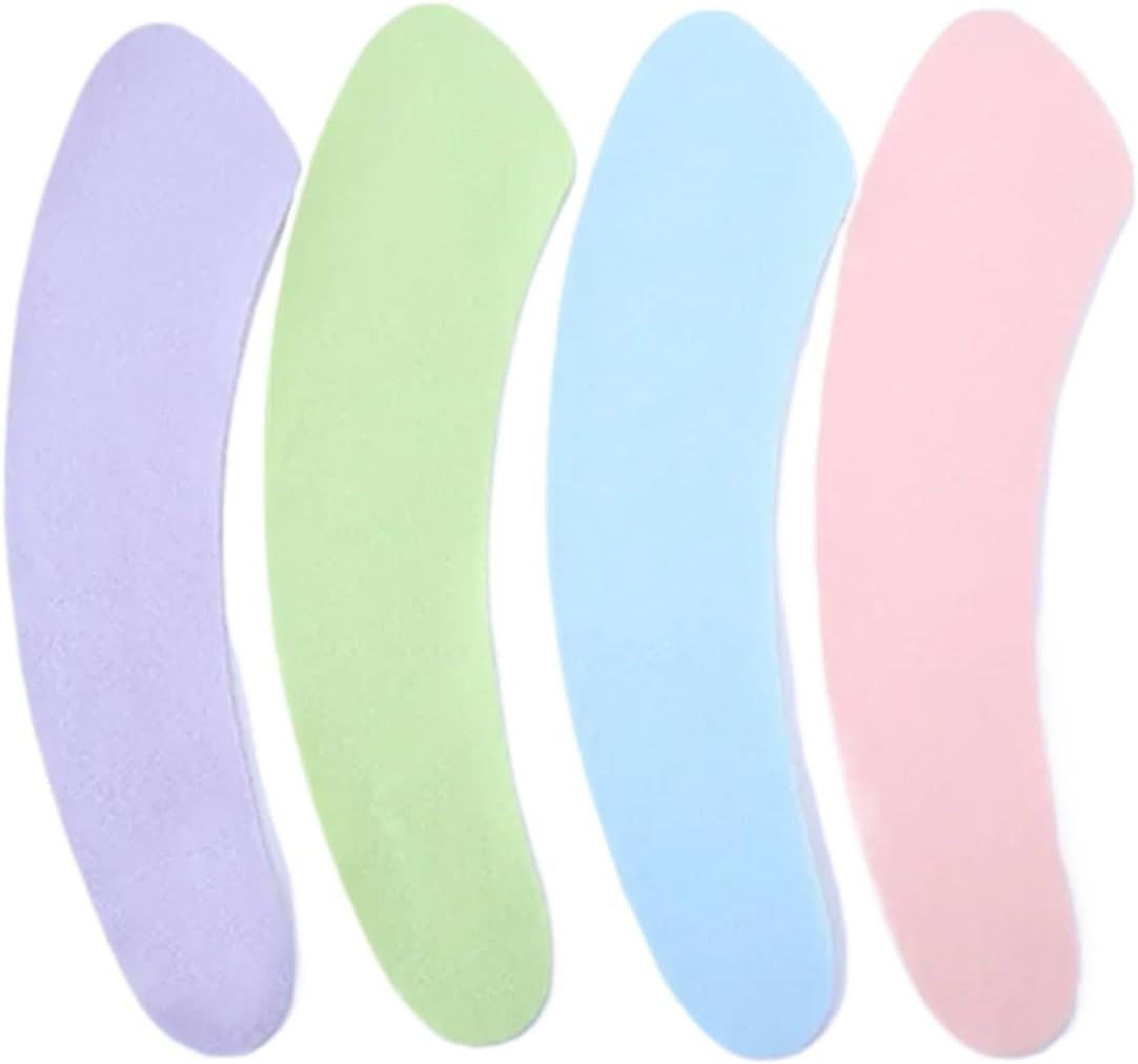 Toilet Seat Covers Washable 4sets Washable and Thickened Bathroom Accessories Toilet Seat Cover Soft and Comfortable Warm Pad Covers Bowl(Blue)