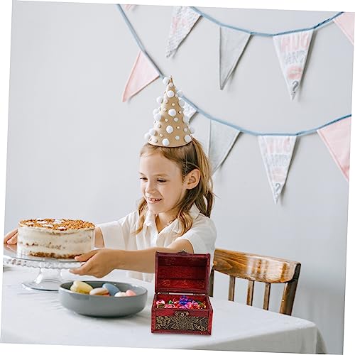 Abaodam 1 Conjunto De Baú De Tesouro Pequenas Pedras Preciosas Espalhadas Mesa De Dispersão Pirata T