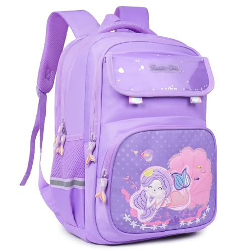 Image of BEAUTY GIRLS BY HOTSHOT MERMAID 1618| SCHOOL BAG|TUTUION BAG|COLLEGE BACKPACK |WATER RESISTANT |KIDS BAG|FOR GIRLS & WOMEN|32 LITERS SCHOOL BAG FOR GIRLS