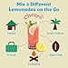 Craftmix Lemonade Variety Mix, 12 Packets, Easy Powder Drink with Real Fruit, Low-Sugar, Vegan, Low-Carb, Non-GMO, Dairy-Free, Gluten-Free, Flavored Water Enhancer, On-the-Go Water Flavoring Packets