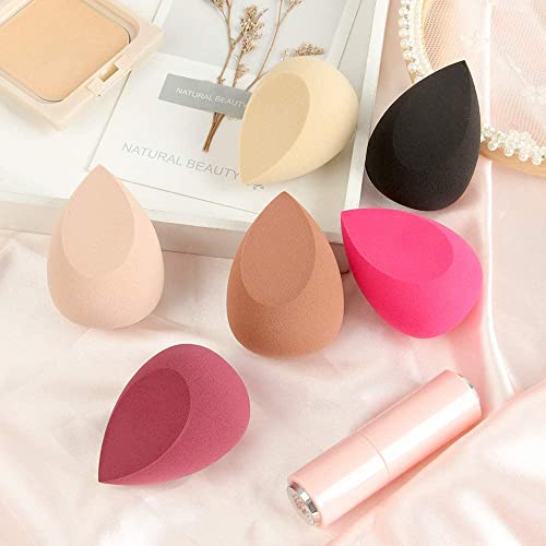 Image of MOOLYAVAAN PRODUCTS Makeup Sponge, Multi-colored Blender Blending Beauty Sponges for Foundations,Powders & Creams, Vegan, Cruelty Free and Non-Latex {Color May Vary} (PACK OF 5)