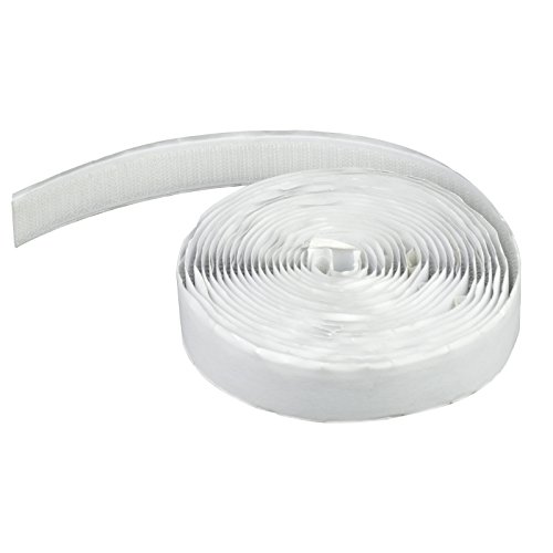 Nastro Adesivo A Strappo HOOMEE 12m - Parte Maschio, Bianco, Per Guarnizioni - Foto 3