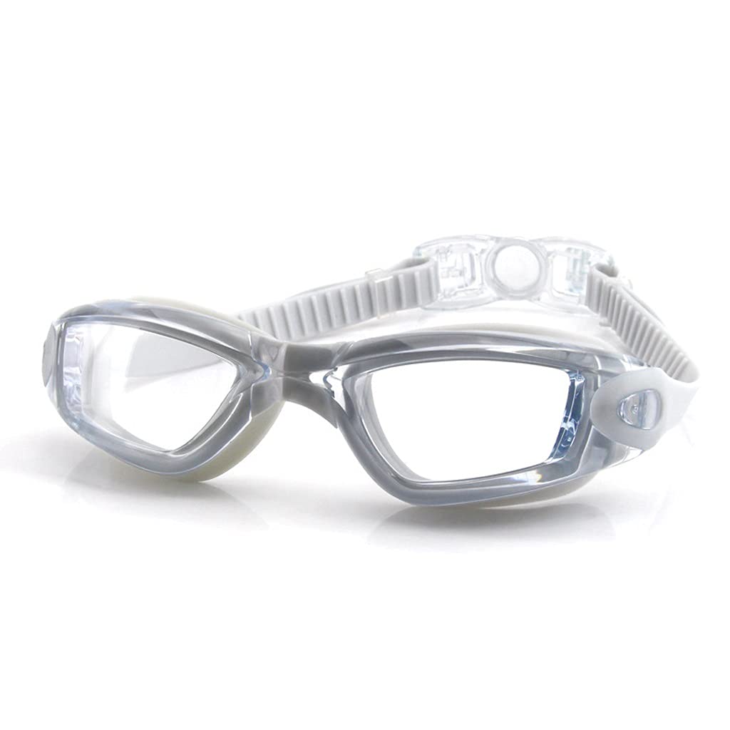 Miopia Occhialini da Nuoto Occhiali da Nuoto in Silicone Anti-Appannamento UV Ottico Impermeabile Uomini Donne Adulti Lenti Trasparenti Eye'wear (Color : B) (C)