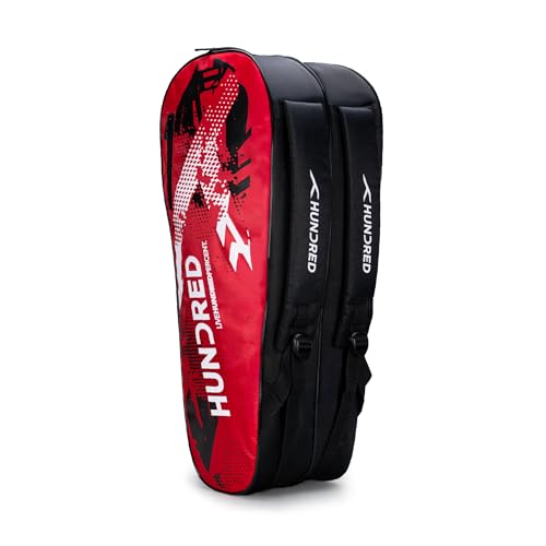 Image of ​Hundred Sonic Pack Kit Bag | Spacious Badminton Racket Bag with Dual Large Compartments for Rackets, Shoes & Gear - Ideal for Sports, Gym & Travel | Unisex Design