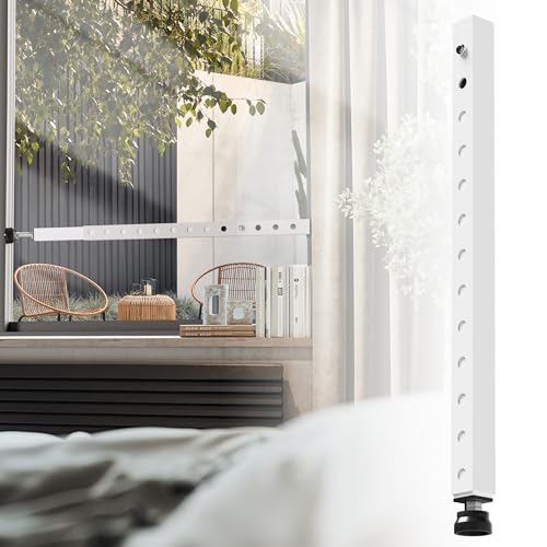 El mejor review de Protecciones antirrobo para Ventanas tabla con los diez mejores. 37 Barra de bloqueo de ventana para puerta corredera de vidrio, barra de seguridad de ventana, protección antirrobo para oficina en casa (1 unidad)