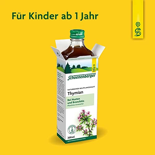 Schoenenberger Naturreiner Heilpflanzensaft Thymian 200 ml