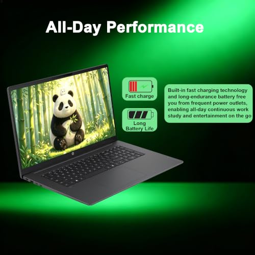 Image of Delca Customized Laptop Made with HP OmniBook 3 Business AI Laptop | 17.3 inch FHD IPS Anti-Glare | Intel 12-core Ultra 7 255U | 16GB /32GB /64GB DDR5 256GB /512GB /1TB /2TB SSD | Fast Charge Backlit Win 11