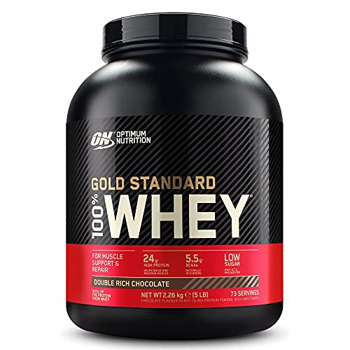 Optimum Nutrition Gold Standard 100% Whey Double Rich Chocolate   5.15 lbs   HSG 236927 by Optimum Nutrition