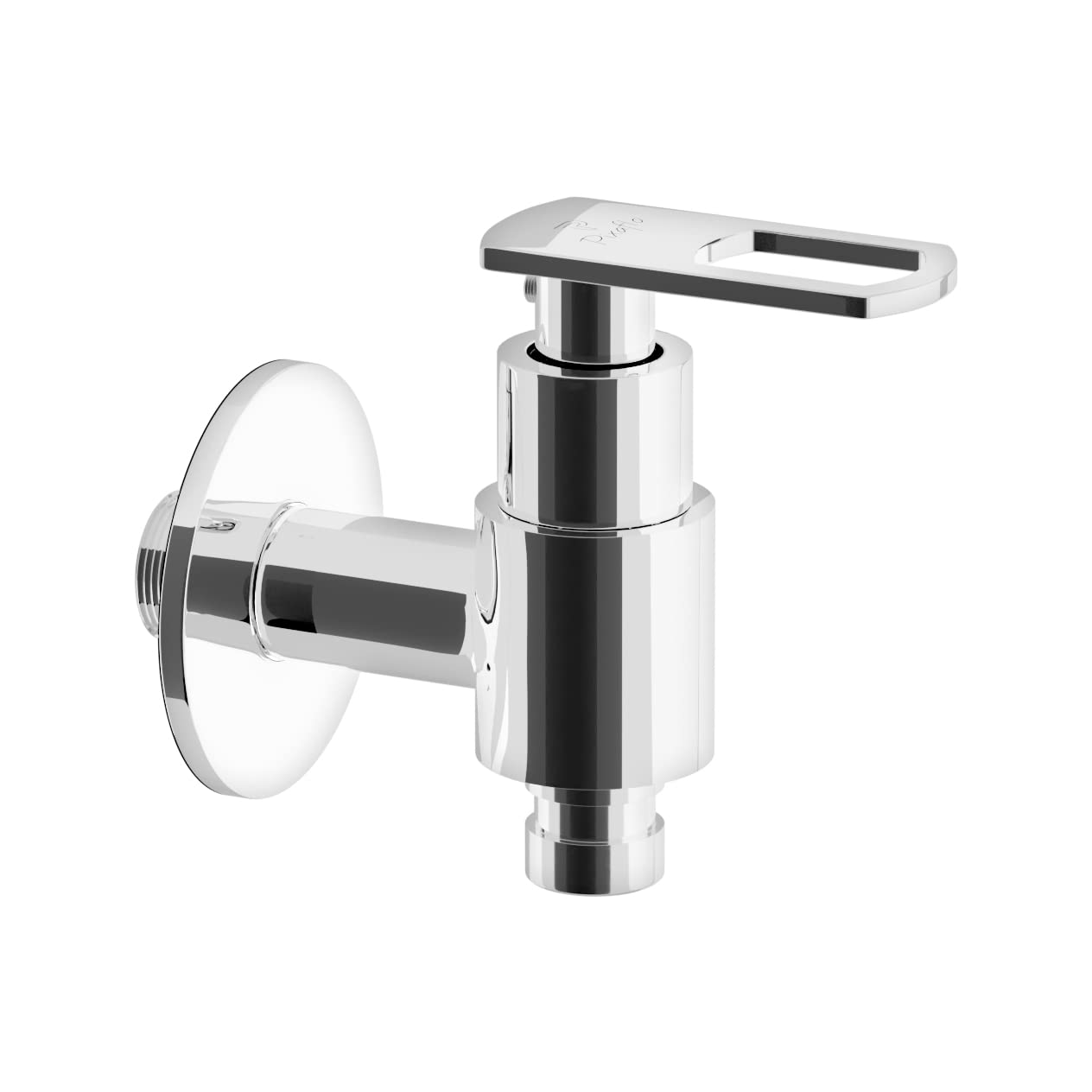 Pixaflo Brass Washing Machine Tap with Wall Flange | Chrome Finish (Cassia)-image-48