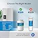 Waterdrop MWF Water Filter for GE® Refrigerators, Replacement for GE® MWF, SmartWater® MWFP, MWFA, GWF, HDX FMG-1, WFC1201, RWF1060, 197D6321P006, Kenmore® 9991, GSE25GSHECSS, WD-F13, 3 Filters
