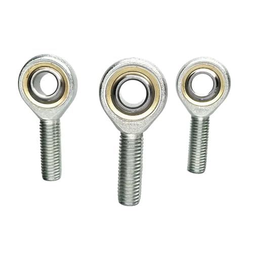 Rotule SA5TK mâle droite M5 pas 0.8mm avec filetage intérieur pour guidage mécanique de précision