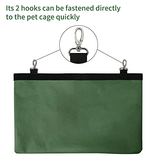 2 stuks voederzakken voor konijnen, hooi, cavia's, hooizakken in 4 gaten, hangende voederzak voor kleine dieren… - Image 4