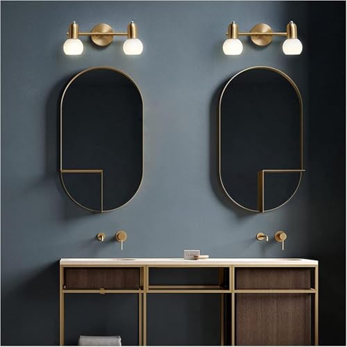 Lámpara de pared de baño ajustable con pantalla de vidrio translúcido 3
