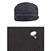 Scally Cap for Men Gatsby Ivy Collectio𝚗 Classic Newsboy Cabbie Applejack Leather Hats Caps Distressed Painter's Hat Irish Hat (Black, One Size)