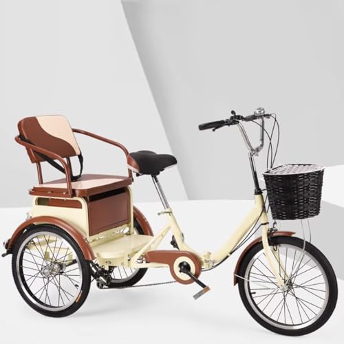 Triciclo Plegable para Adultos y Mayores 20in miniatura 1