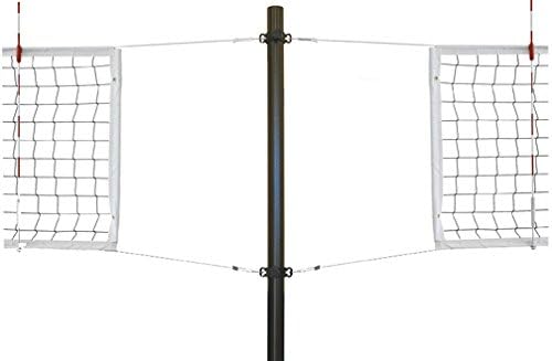 First Team Stellar Express-SBS Aluminum Recreational Aluminum Volleyball System with Sockets44; Brick Red