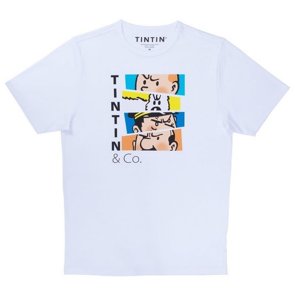 Tintin & Co. 100% Cotton T-Shirt Color White (2024) - 8 Years