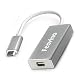 USB-C to Mini DisplayPort Adapter, Feovino 4K USB Type C(Thunderbolt 3) to Mini DP Adapter for MacBook, MacBook Pro, LED Cinema Display, Mini DP Monitor, Gray