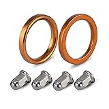  GZN-CUNTS, Silencieux 2pcs d\'échappement Tuyau Joint Nut for Honda VF 500C 500F 700C 700F 700S 750F 750C 750S VFR 800 800FI RVF 750R CB550F