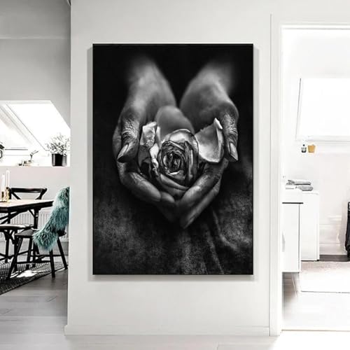 Impression sur toile haute définition rose rétro 60x80