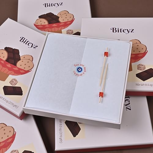 Image of Biteyz Goldie Turkish Delight, Candy Gift Box - Gourmet Treats, Chocolate Flavored Turkish Delight Coated with Caramelized Cookie Crumbs, 36 Pieces of Luxury Handmade Snacks