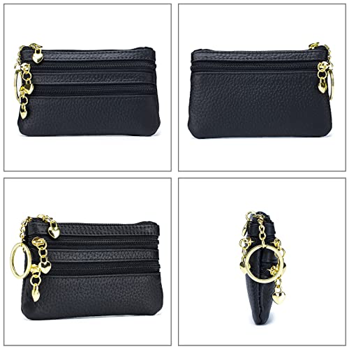 Imeetu Women'S Coin Purse, Genuine Leather Zipper Change Purse thumb #7