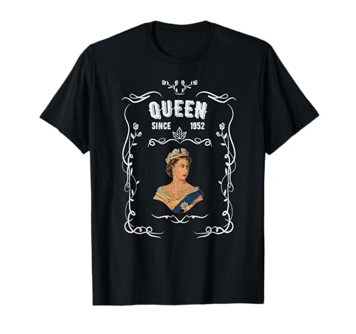 Elizabeth II Queen Legend Couronne britannique Anniversaire de platine T-Shirt