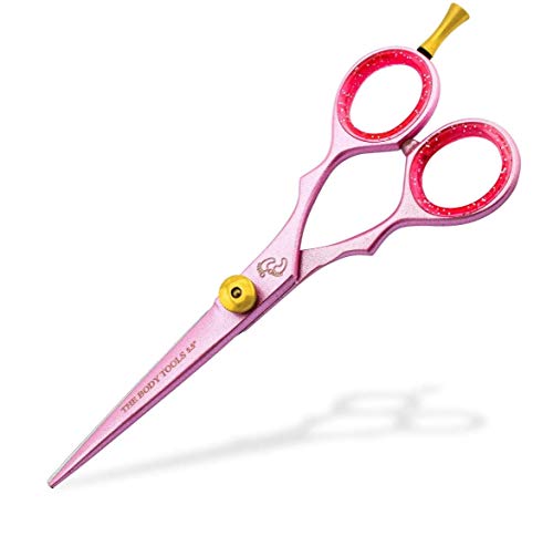 Tijeras profesionales de peluquería de 5.5 pulgadas con tornillo ajustable para hombres y mujeres