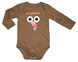Assorted Turkey Baby Boys & Girls Thanksgiving Long Sleeve Bodysuit Outfit