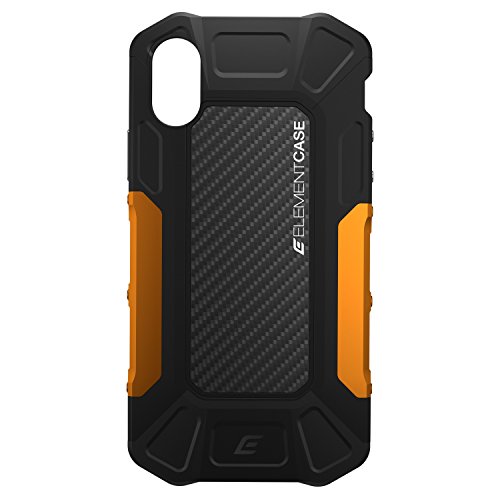 Element Case Formula Drop Tested Case for iPhone XS/X - Black/Orange (EMT-322-175EY-01)