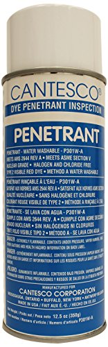 CANTESCO P301W-A White Visible Dye Penetrant, Water Washable