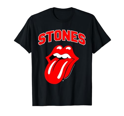 Image of Rolling Stones Official Varsity T-Shirt, Men, Black, XX-Large