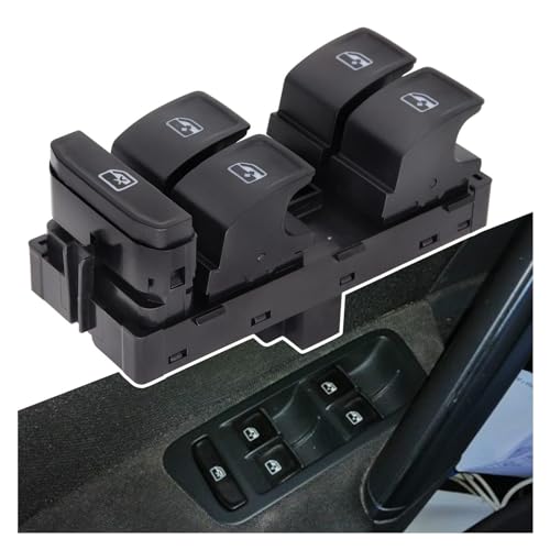Interruptor de coche para control principal de ventana en Leon y Tiguan 6