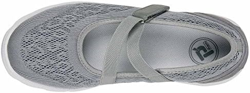 Propét Women's TravelActiv Mary Jane Style Lightweight Breathable Walking Shoes, Silver, 7 XX-Wide | Image 6