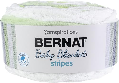 Bernat Baby Blanket Stripes -300G- Sprouts