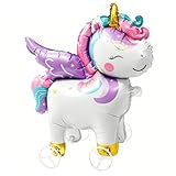 Palloncino decorativo Unicorno, Palloncino Unicorno Camminante per Bambini, Giocattolo Gon...