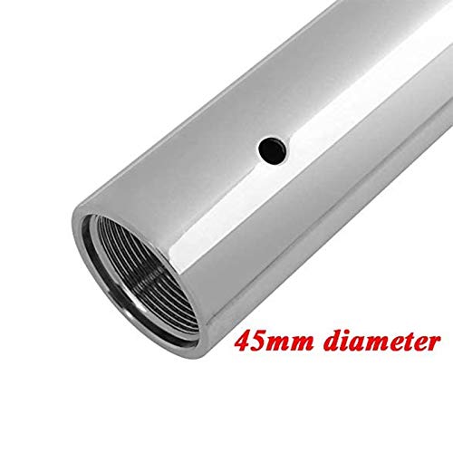 amzdeal 500mm/19.6" Extension Pole for 45mm Diameter Stripper Poles Stainless Steel Chrome Adjustable Length - Thumbnail 5