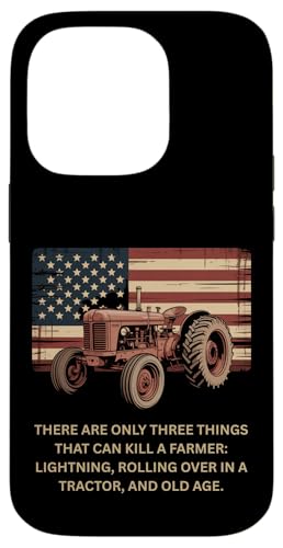 Farm Tractor �ւ荂���_�ƈ����I�A�����J�����g���N�^�[ �X�}�z�P�[�X iPhone 14 Pro �p