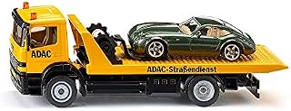 Siku 2712, Laweta, 1:55, Metal/Tworzywo sztuczne, Żółta, Stylistyka ADAC, Z samochodem